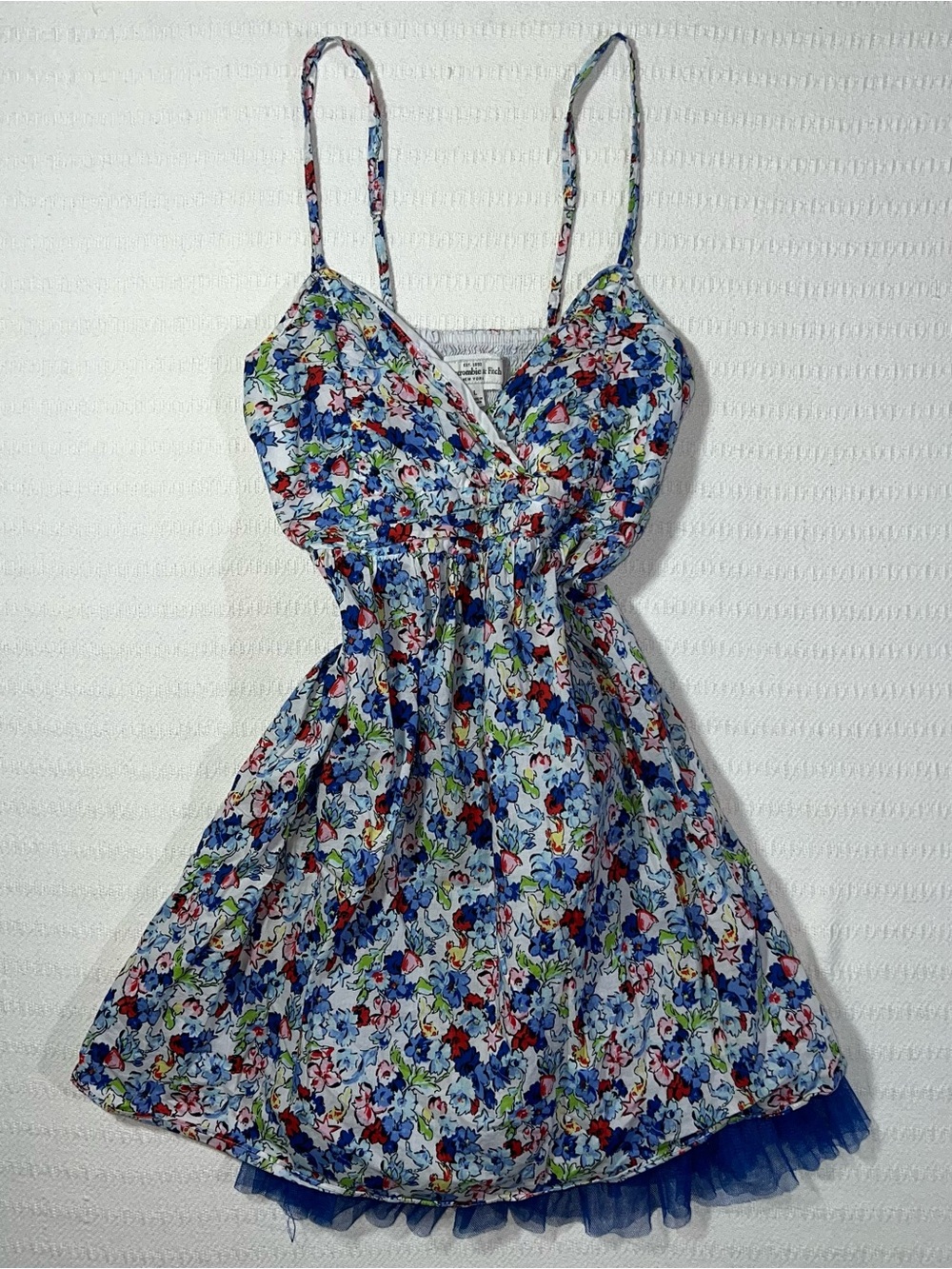 Vintage Abercrombie & Fitch Y2K Cotton A Line Dress Womens S 2000s Sundress